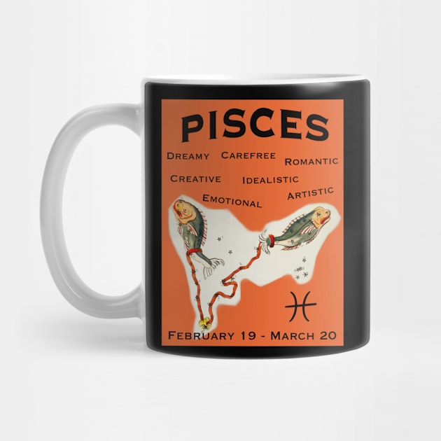 Pisces astrological traits by Pheona and Jozer Designs